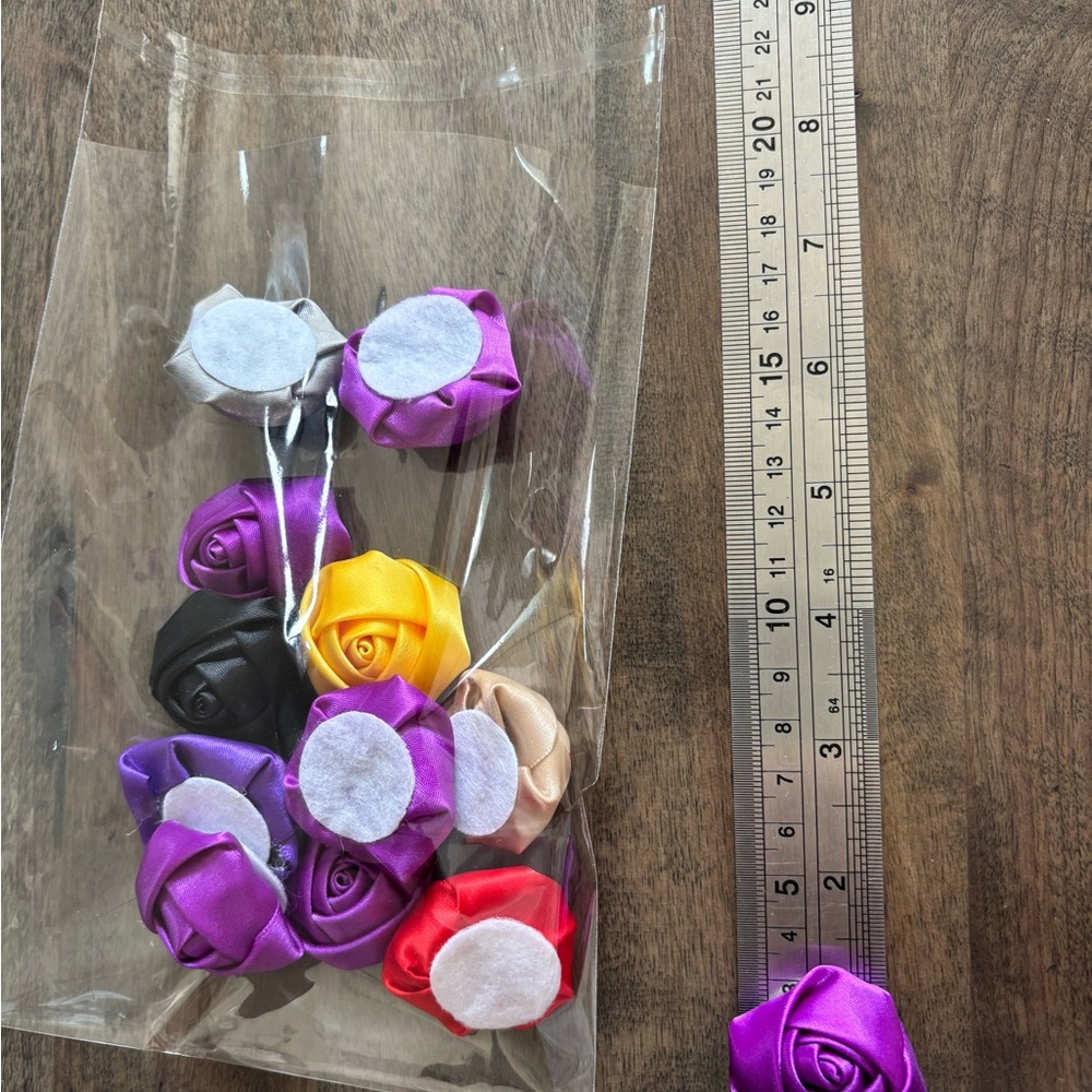 Colorful Ribbon Roses Craft Pack - Picture 5 of 5